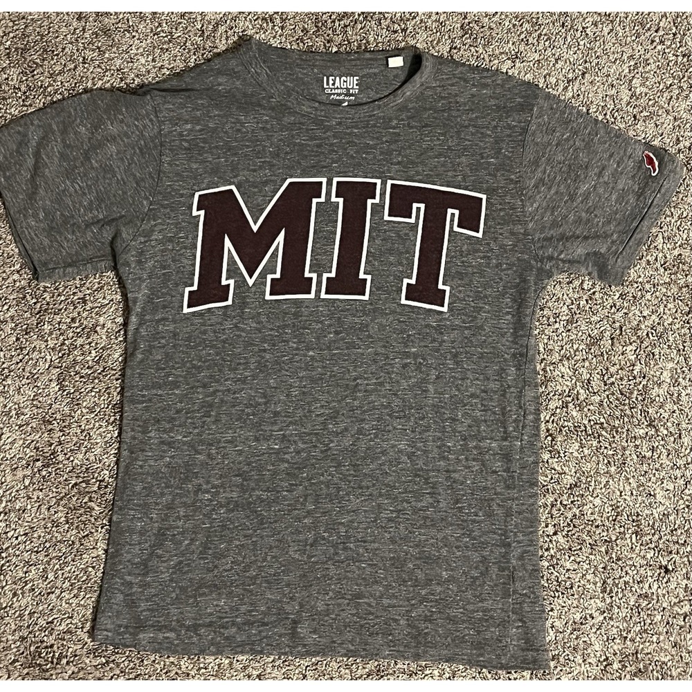 MIT T-shirt. Massachusetts Institute of Technology. Gray-Medium. '47 Brand Soft